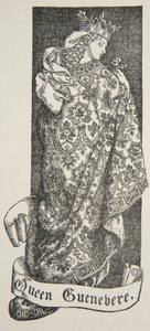 Queen Guenevere, illustration from 